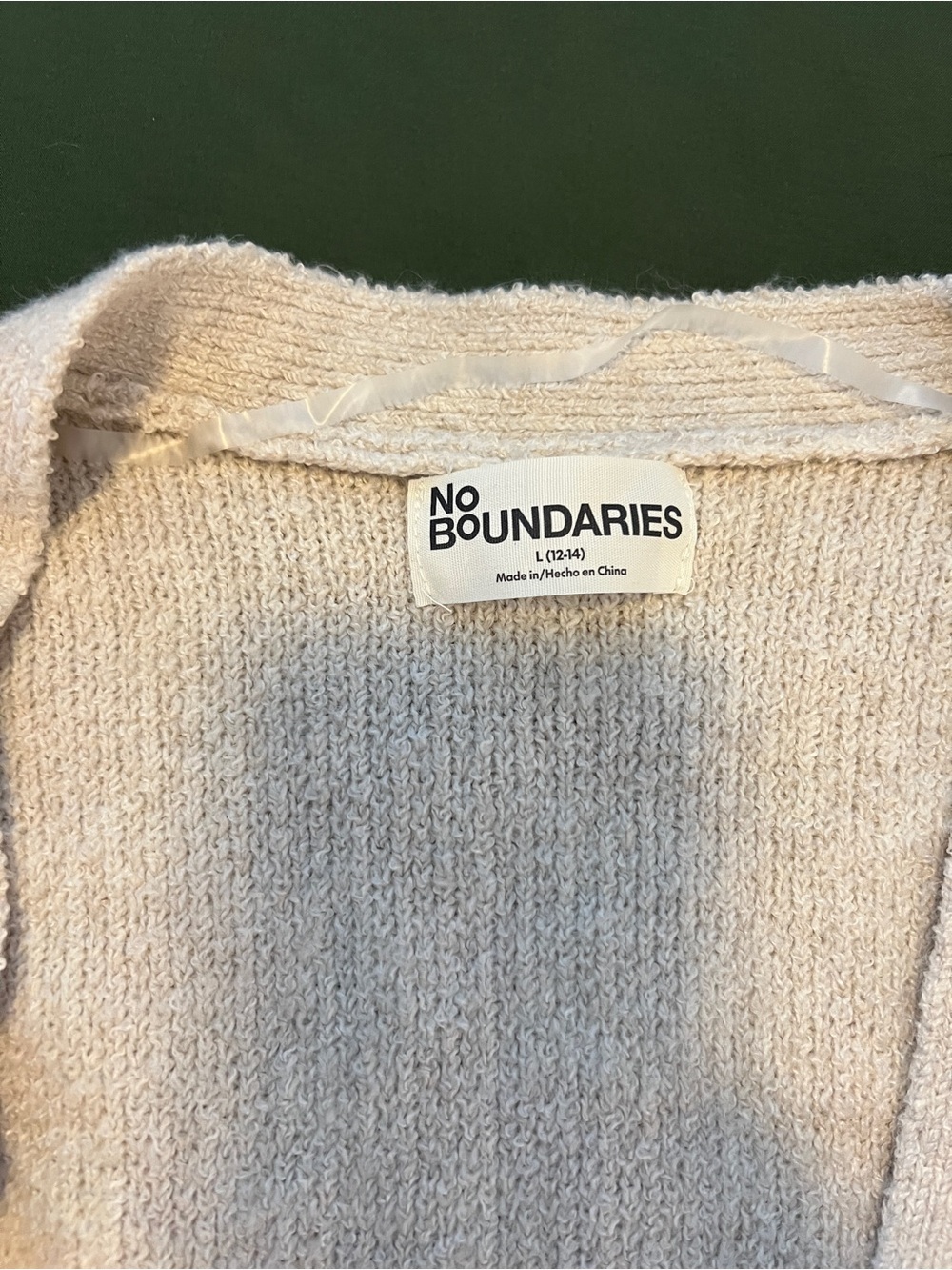 Button-Front Cardigan Sweater Size L - Picture 3 of 4